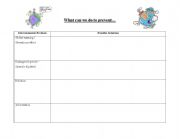 English worksheet: Solutions for saving our environment