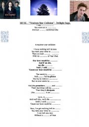 English Worksheet: Song MUSE - 