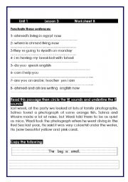 English Worksheet: punctuation