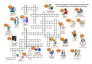 English Worksheet: 20 phrasal verbs - crossword