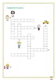 English Worksheet: jobs and occupations