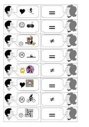 English Worksheet: EXPRESSING LIKES/DISLIKES - AGREEING/DISAGREEING