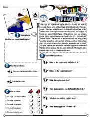 English Worksheet:  RC Series_U.S Edition_11 Eagle (Fully Editable)