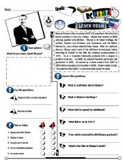 English Worksheet: RC Series_U.S Edition_09 Barack Obama (Fully Editable) 