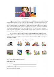 English Worksheet: simple present tense 