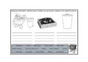 English Worksheet: Recycling