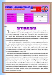 English Worksheet: STRESS