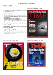 Global warming : TIME covers and analysis