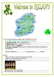 Ireland worksheets