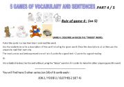 Games with words and sentences - Part  4 on 5