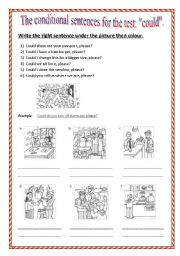 English Worksheet: The conditional sentences 