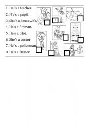 English Worksheet: Jobs