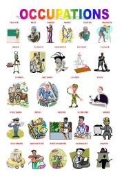 English Worksheet: Occupations