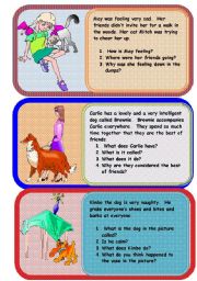 English Worksheet: Mini comprehensions