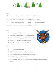 English Worksheet: Winter Articles 2