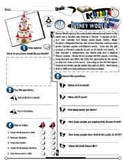 English Worksheet: RC Series_U.S Edition_13 Disney World (Fully Editable)