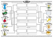 English Worksheet: Plural Spellings of Regular Nouns for Younger Students Part 3, with Review of Numbers