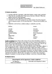 English Worksheet: Rear Window. Alfred Hitchcock