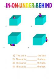 English Worksheet: Place Prepositions