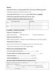 English Worksheet: Money and evil