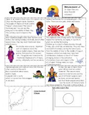 English Worksheet: Japan