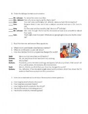 English Worksheet: Present Perfect Dialogue