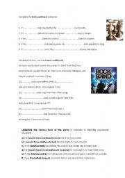 English Worksheet: if clauses