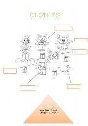 English Worksheet: Clothes