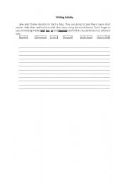 English worksheet: Writing Activity