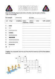 English worksheet: Numbers 1-10