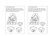 English Worksheet: Bears house