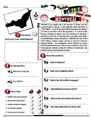 English Worksheet: RC Series_Canadian Edition_02 Montreal (Fully Editable)