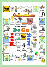 English Worksheet: BOARDGAME 