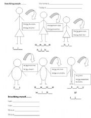 English worksheet: Describing People