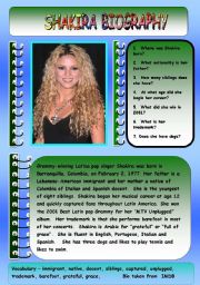 SHAKIRA BIOGRAPHY