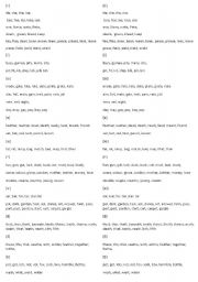 English Worksheet: phonetic warming up