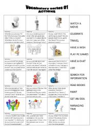 English Worksheet: Revision of verbs + conversation