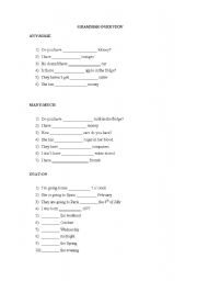 English worksheet: gramma