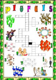 plurals crossword