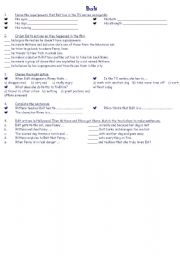 English worksheet: Bolt