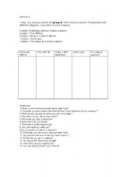 English worksheet: worksheet asking questions