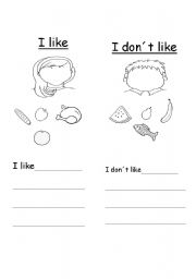 English Worksheet: funny faces