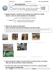 English Worksheet: SAVE THE EARTH