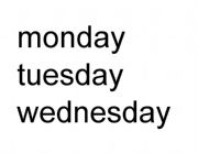 English Worksheet: daysandmonths