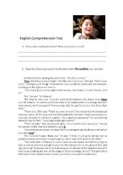 English Worksheet: Short Story THE LANDLADY, by Roald Dahl