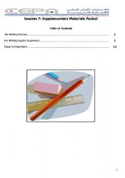 English worksheet: writing