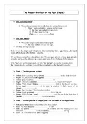 English Worksheet: grammar review