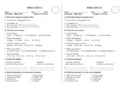 English Worksheet: exam