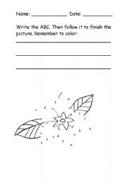 English worksheet: ABC