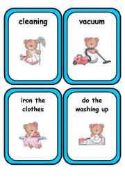 English Worksheet: Household Chores * Part 2